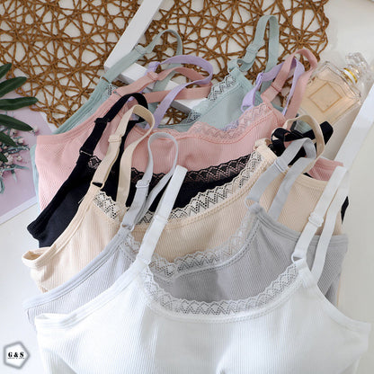 Girls Imported Pack Of 3 Pushup T-Shirt Bralette