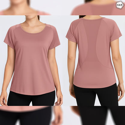 Ladies Imported High Quality Dry Fit Gym/Yoga Wear Shirts