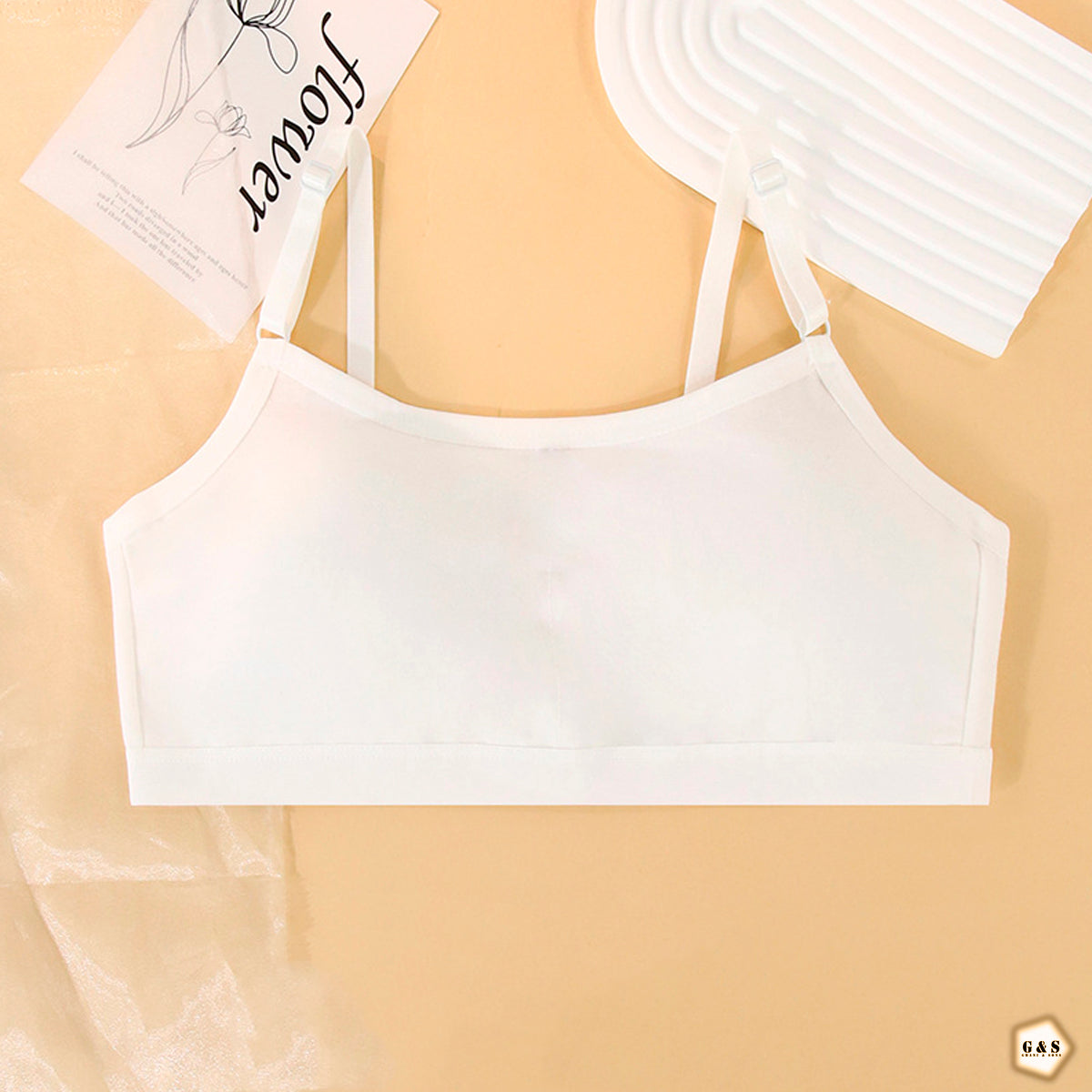 Pack Of 3 Pure Cotton Back Hook Style Light Weight Bralette