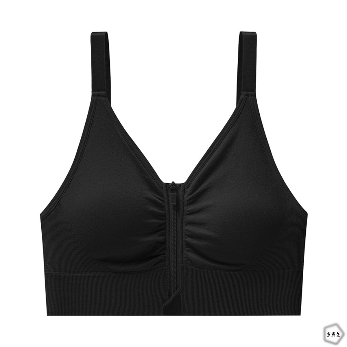 Pack Of 3 Front Open Zip Style With Shoulder Adjustable Straps Sports/Nursing Bra