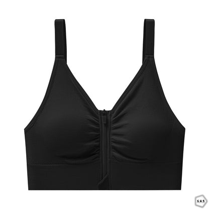 Pack Of 3 Front Open Zip Style With Shoulder Adjustable Straps Sports/Nursing Bra