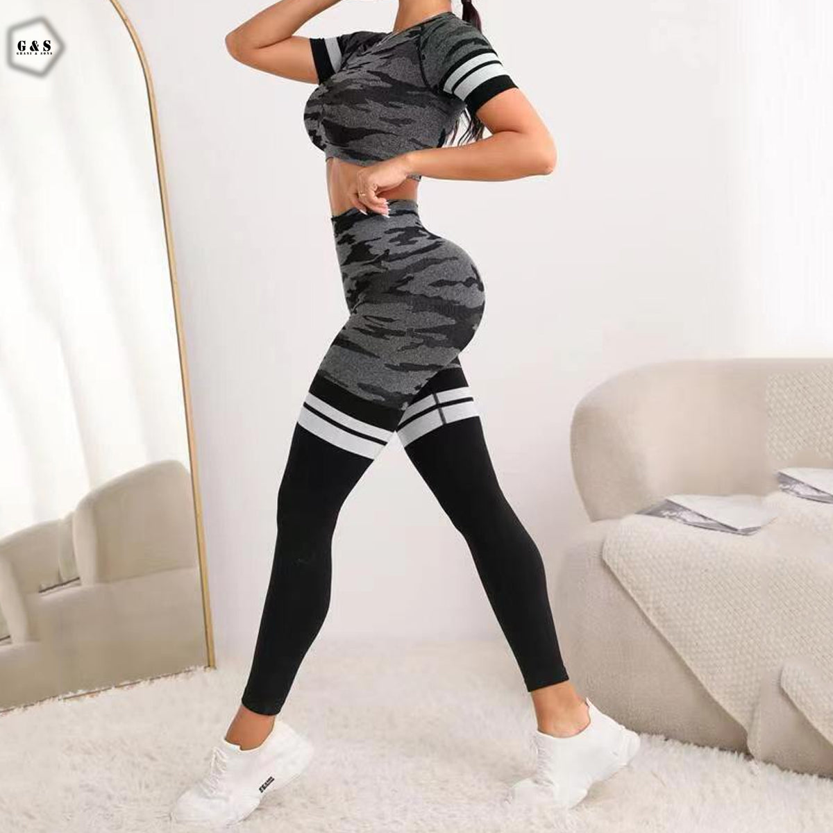 Ladies Imported Seamless High Waist Butt lifter Gym/Yoga Suit