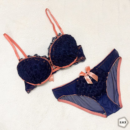 Beautiful Pack Of 2 Front Open Bra & Panty Sets