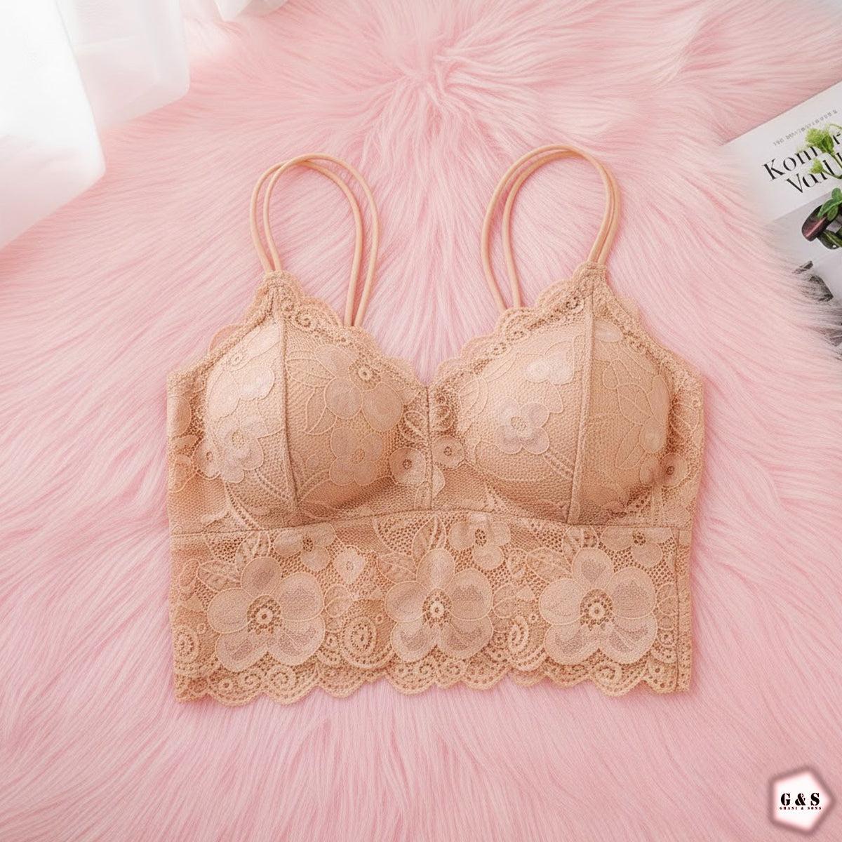 Ladies Imported Pack Of 3 Lace Bralette