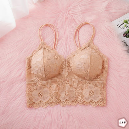 Ladies Imported Pack Of 3 Lace Bralette