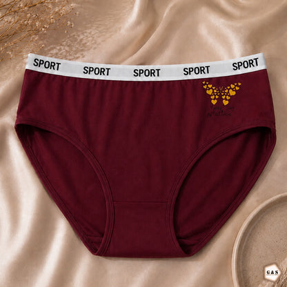 Girls Imported Pack Of 5 New Soft Cotton Jersey Panties