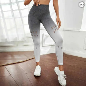 High Waist Seamless Mesh Hole Butt Lifter Gym/Yoga Legging