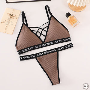 Pack Of 3 Bralette With Stylish T-Panty