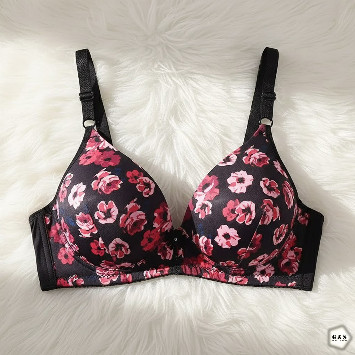 Pack Of 2 Printed Non Wired Bras