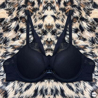 Pack Of 2 Mesh Net Design Wired Single Padded Pushup Bras
