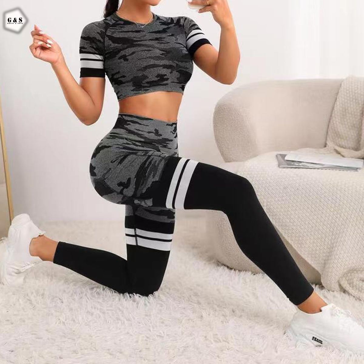 Ladies Imported Seamless High Waist Butt lifter Gym/Yoga Suit