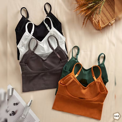 Ladies Imported Pack Of 3 Sports Bra/Bralette