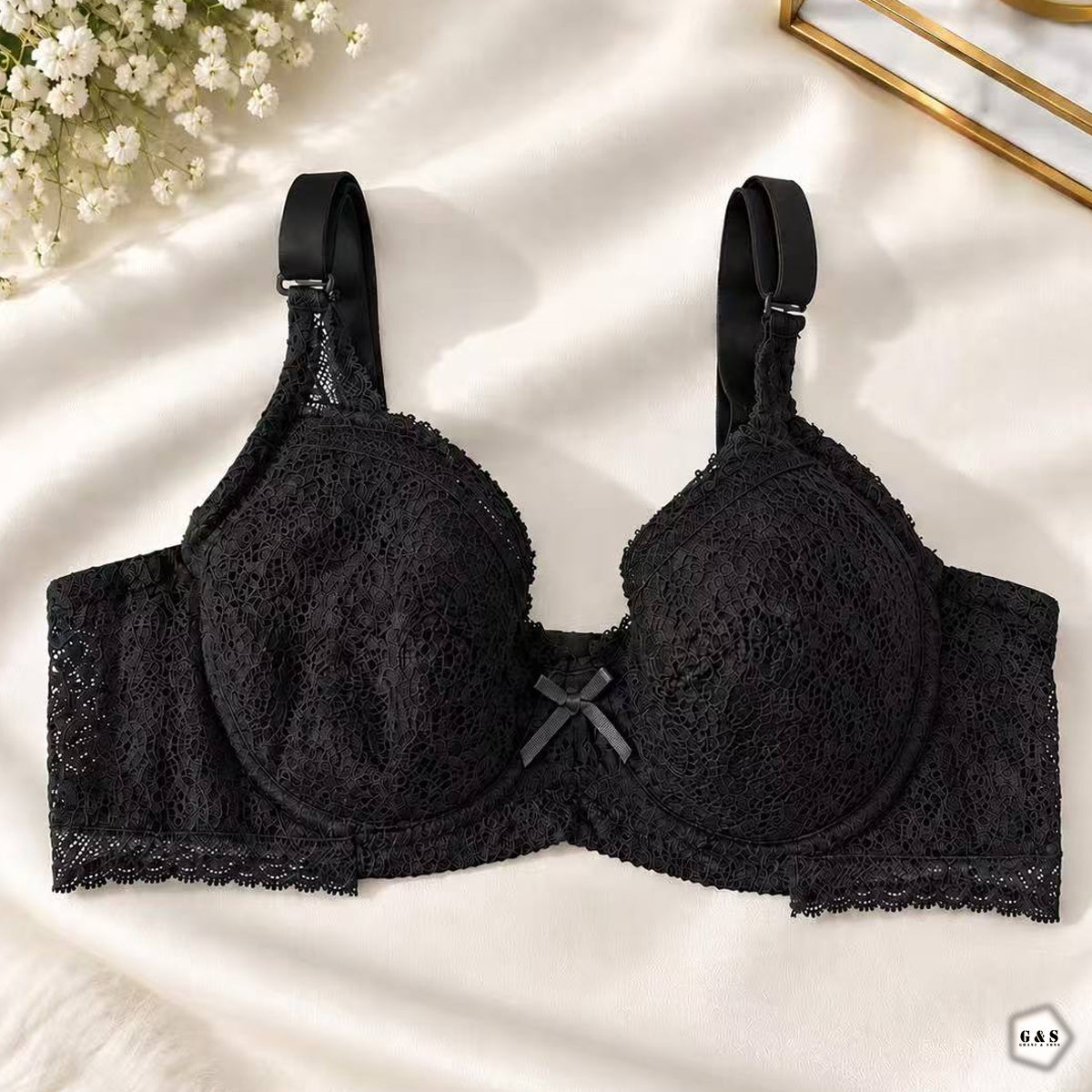 High Quality Wired Lace Pack Of 2 Non-Padded Pushup Bras