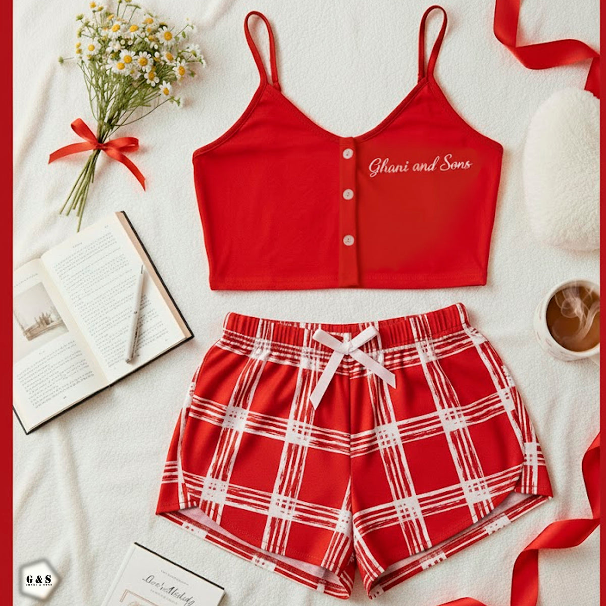 High Quality Pack Of 2 Malai Jersey Top With Short Set