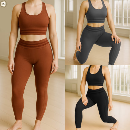 Camisole Style Top With Butt Lifter Gym/Yoga Legging Set