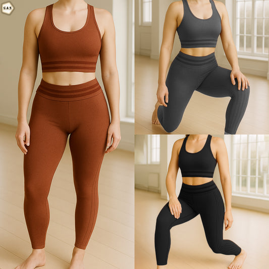 Camisole Style Top With Butt Lifter Gym/Yoga Legging Set
