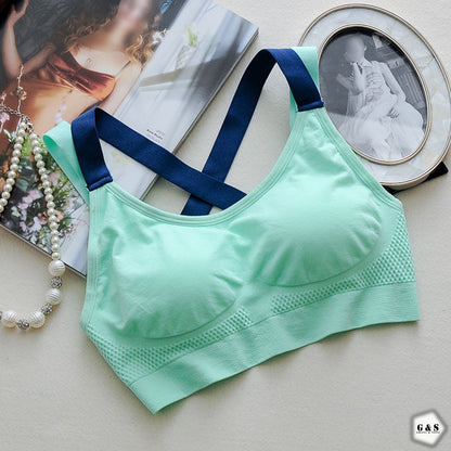 Pack Of 2 Cross Design Sports Bras