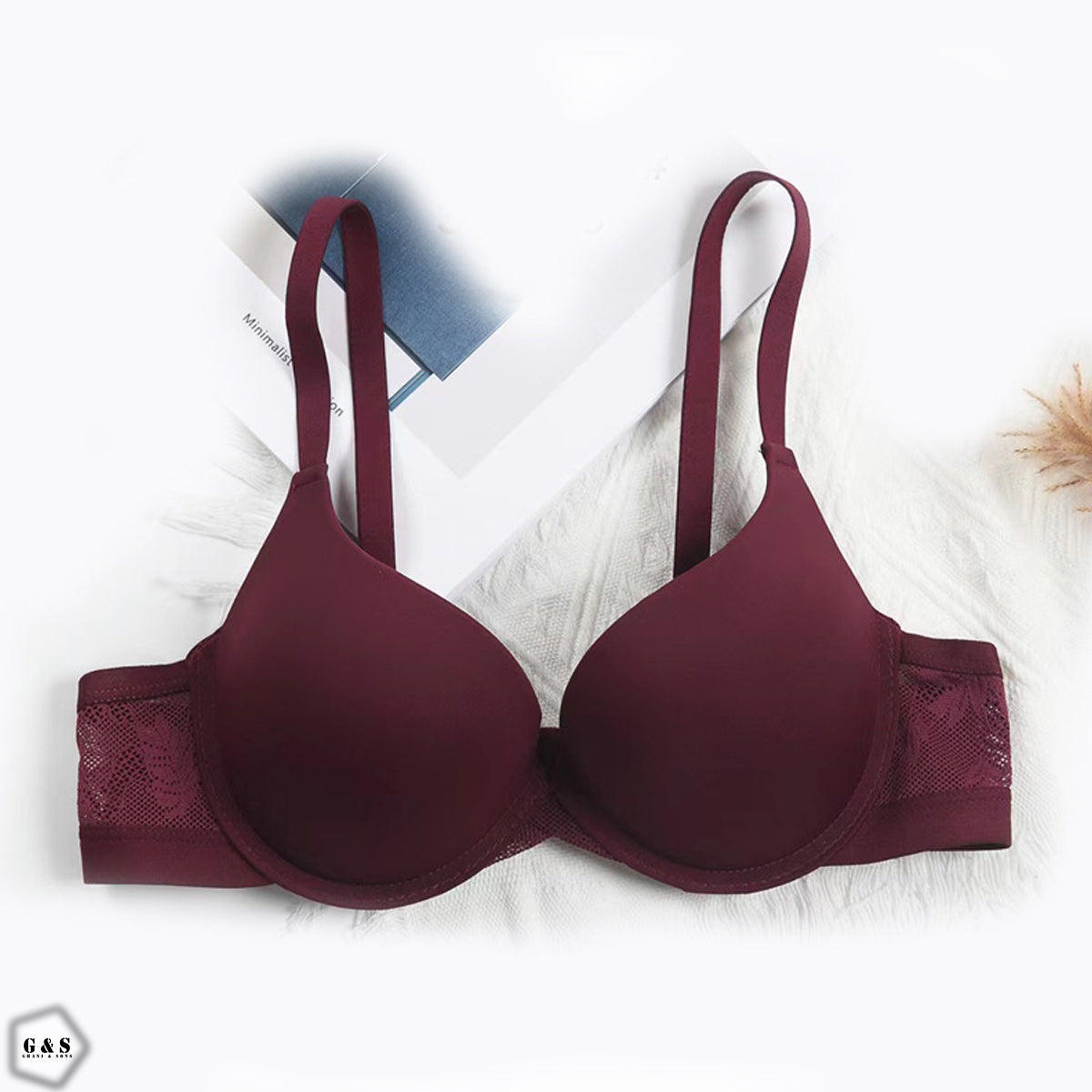 Back Net Design High Quality Pack Of 3 Pushup Bras