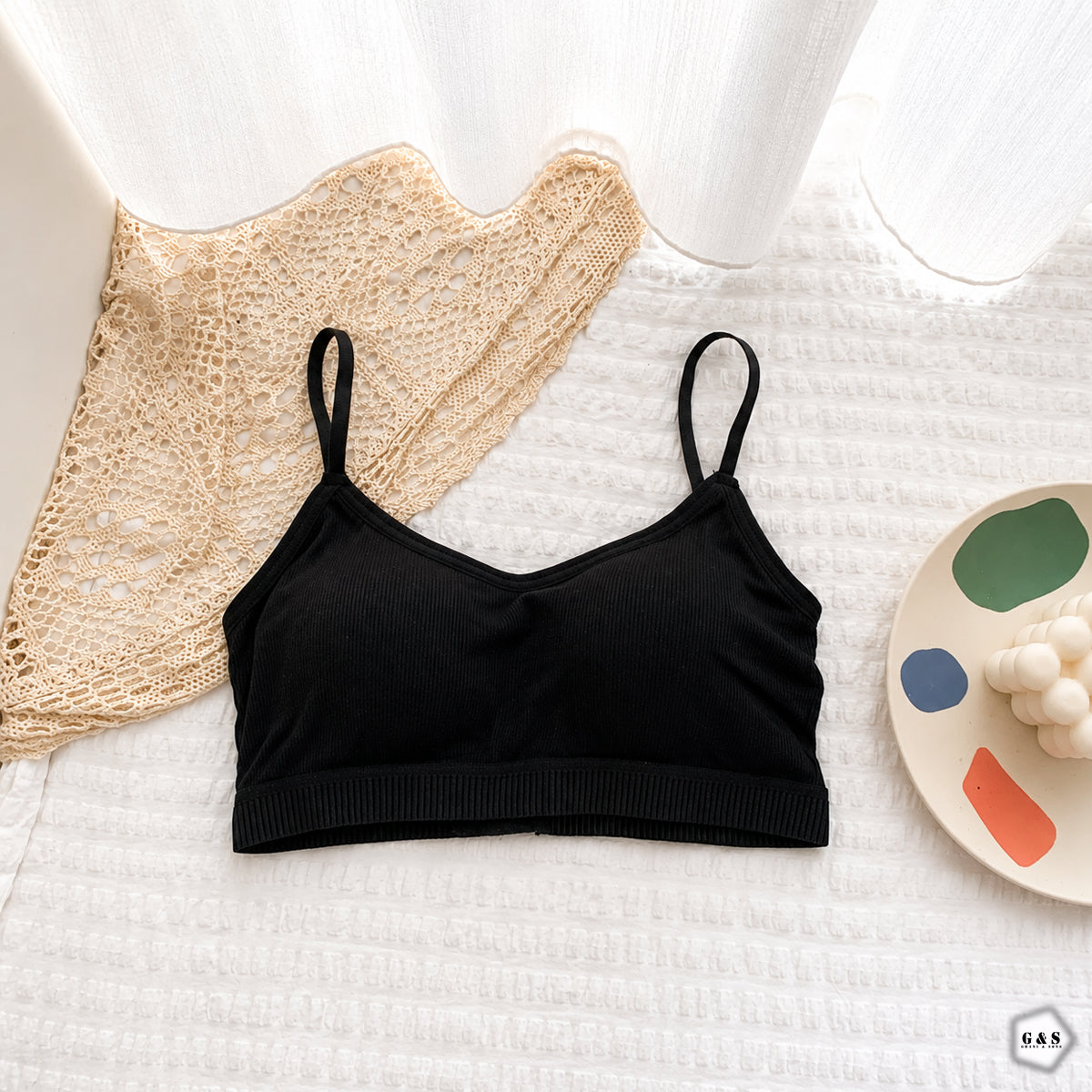 Pack Of 3 Light Weight Hosiery Cotton Three Hook Design Bralette