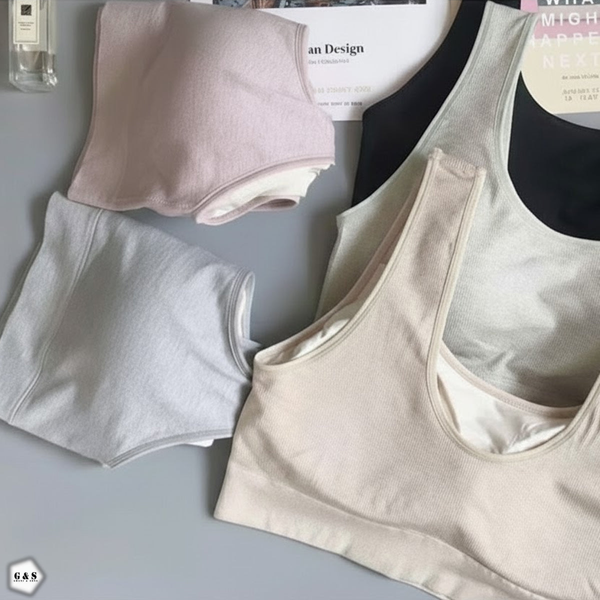 Girls Imported Pack Of 3 Soft Casual/Sports Bralette