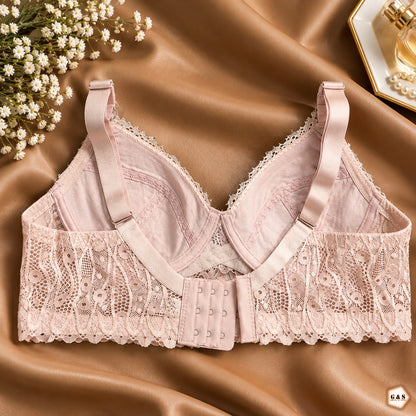 High Quality Wired Lace Pack Of 2 Non-Padded Pushup Bras