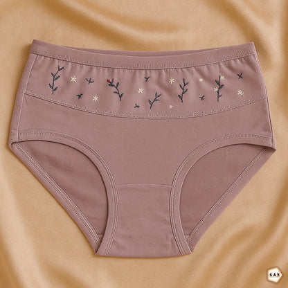 Pack Of 5 Flower Cotton Jersey Panties