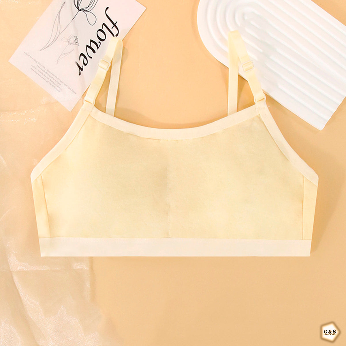 Pack Of 3 Pure Cotton Back Hook Style Light Weight Bralette