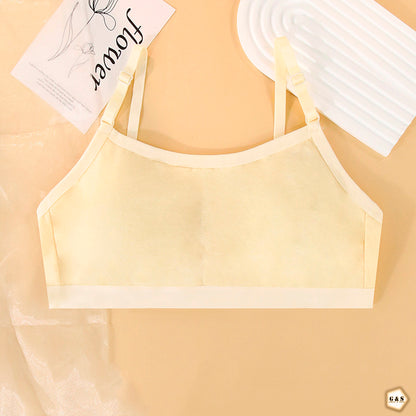 Pack Of 3 Pure Cotton Back Hook Style Light Weight Bralette