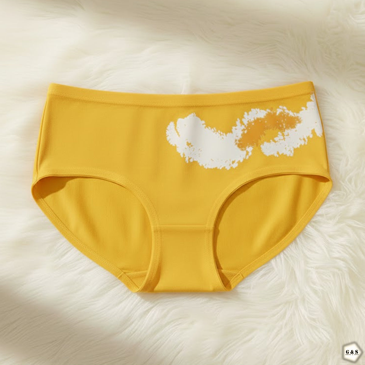 Girls Imported Pack Of 5 Back Printed Design High Quality Seamless Panties