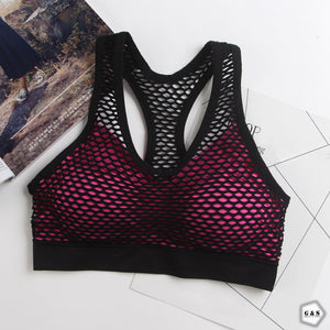 Pack Of 3 Mesh Net Design Sports Bra