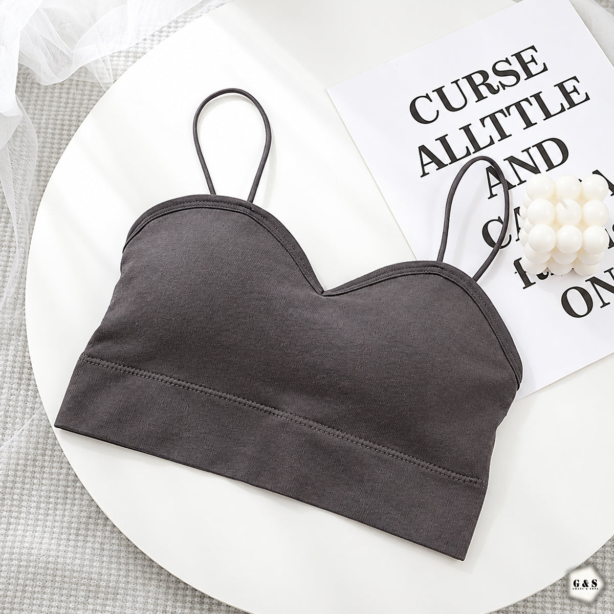 Ladies Imported Pack Of 3 Back Strip Design Bralette