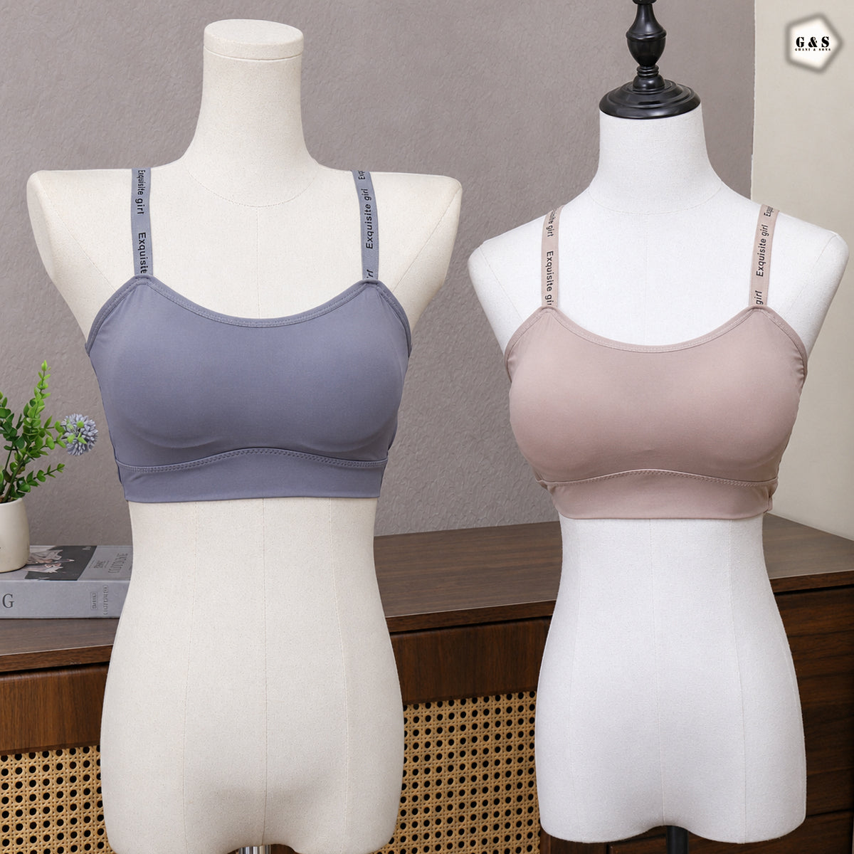 Pack Of 3 Ice-Silk Padded Sports/Casual Bralette