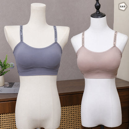 Pack Of 3 Ice-Silk Padded Sports/Casual Bralette