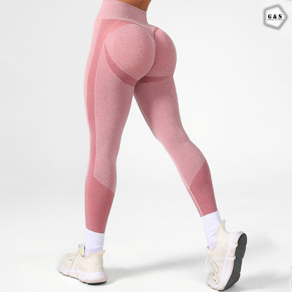 Ladies Imported Dusty Pink Seamless Butt lifter Gym/Yoga Legging