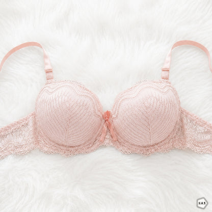 Lace Design Pack Of 3 Double Padded Pushup Wired Bras