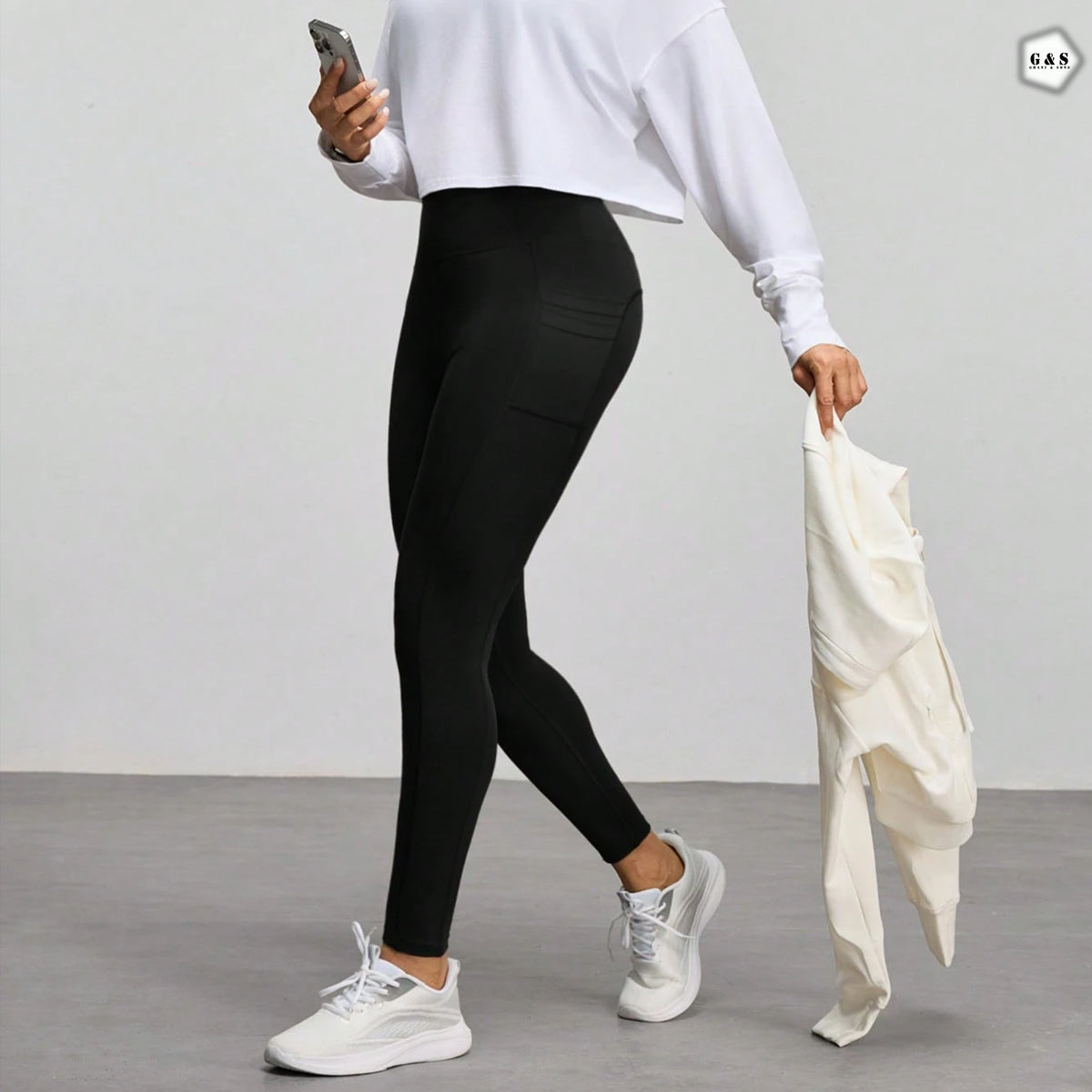 High Quality Double Pocket Design Dry Fit Gym/Yoga Legging