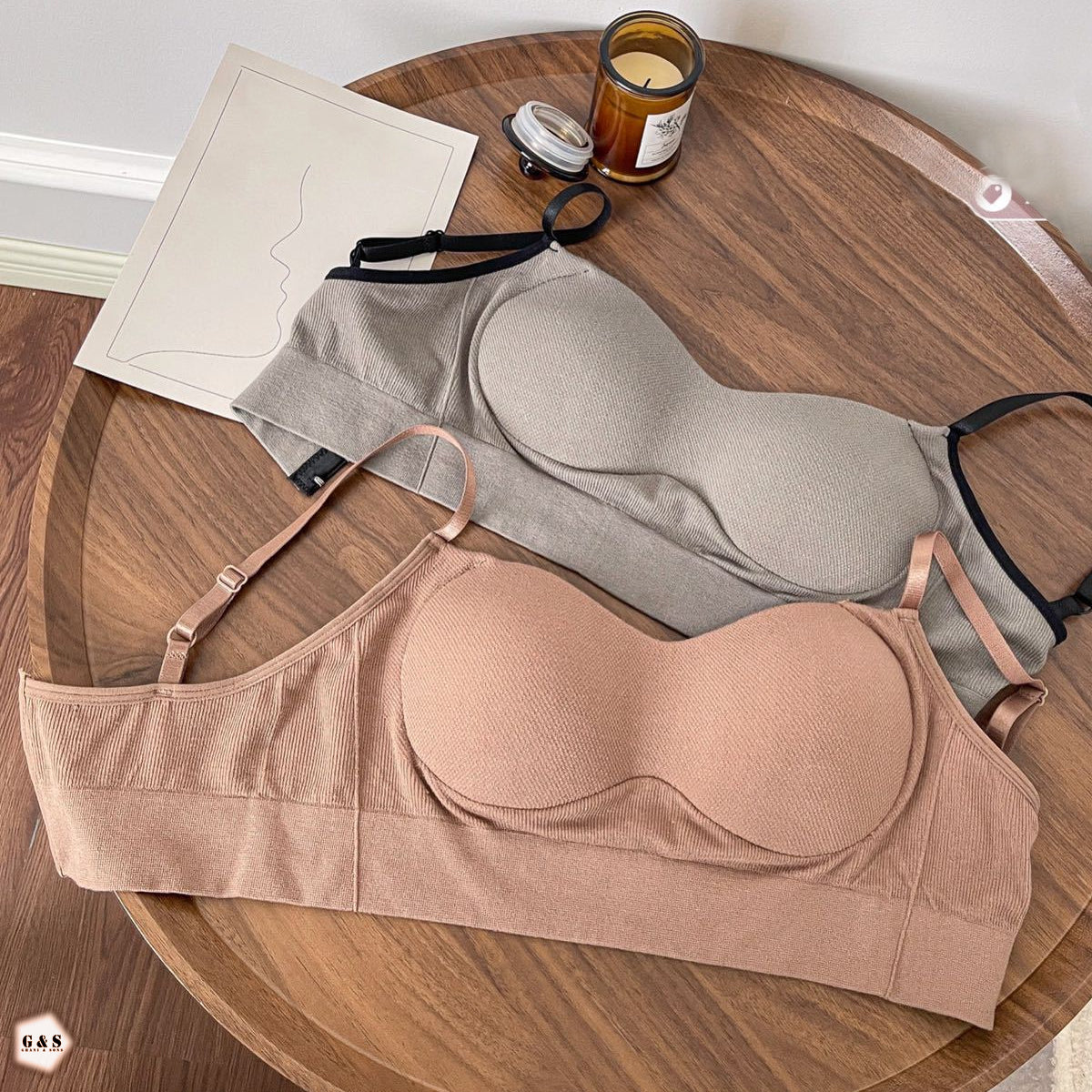 Premium Imported Pushup Bralette With 5 Back Hooks