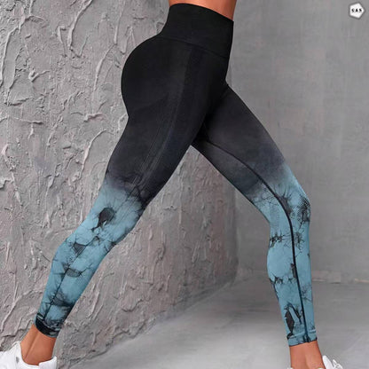 High Waist Seamless Double Shaded Design Butt Lifter Gym/Yoga Legging