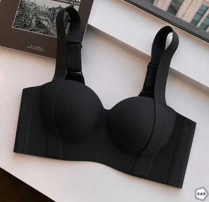 Pack Of 2 Double Padded Pushup Thick Straps Non-Wired Seamless Bras