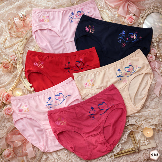 Summer Friendly Pack Of 5 Cotton Jersey Panties