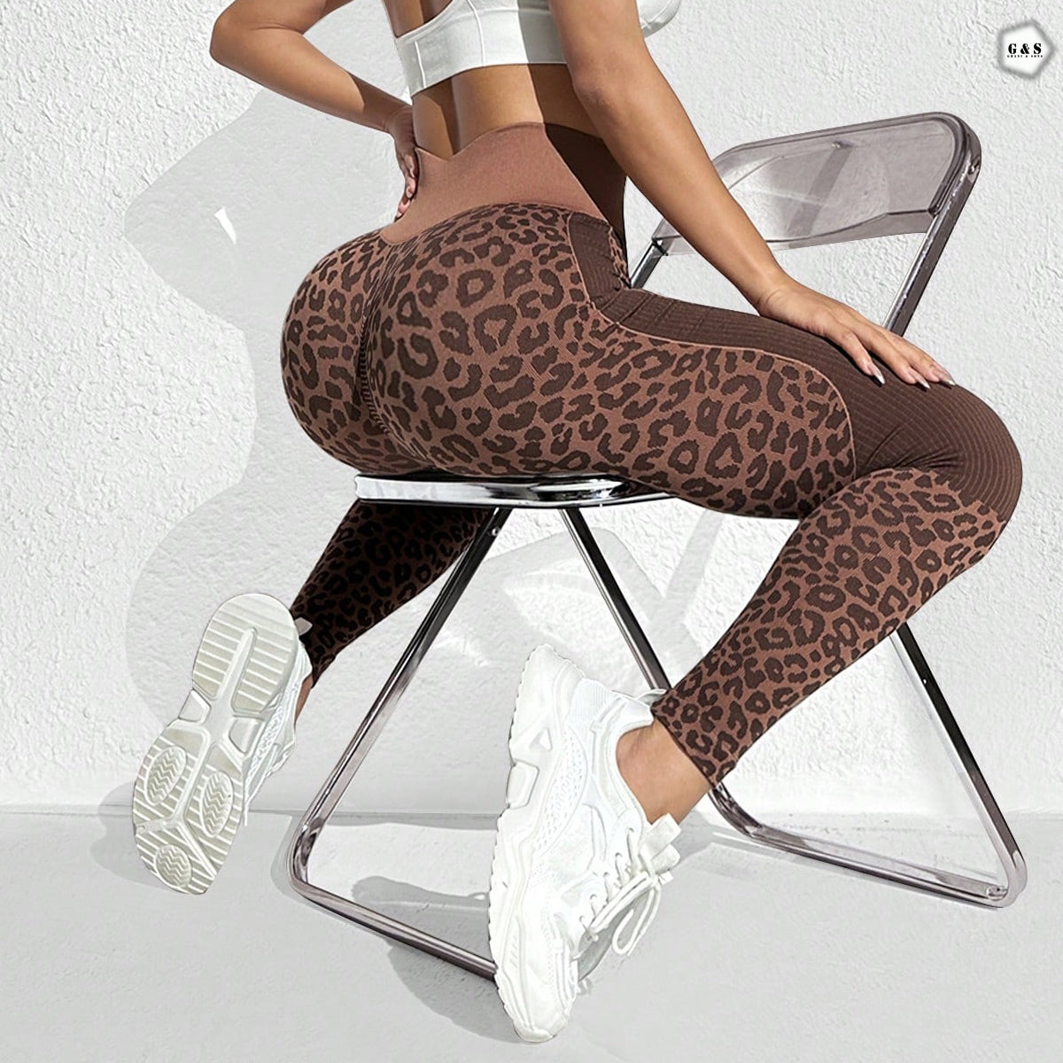 Cheetah Print Design Seamless Butt Lifter Gym/Yoga Legging