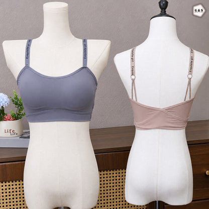 Pack Of 3 Ice-Silk Padded Sports/Casual Bralette