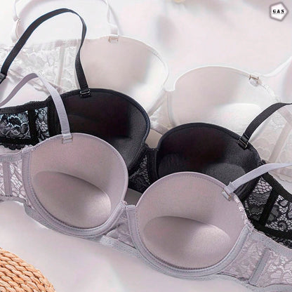 High Quality Pack Of 2 Single Padded Wired Balconette Pushup Bra