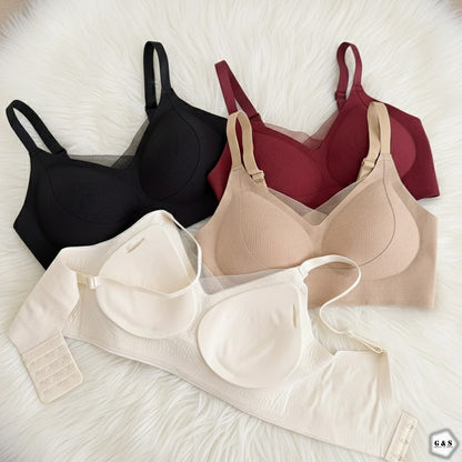 Pack Of 3 High Quality Cotton Non-Wired Single Padded Seamless Bras