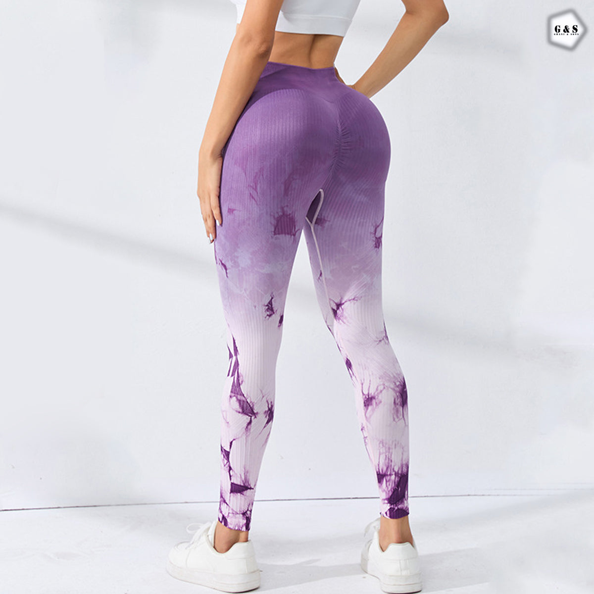 Seamless Double Shaded Design Butt Lifter Gym/Yoga Legging