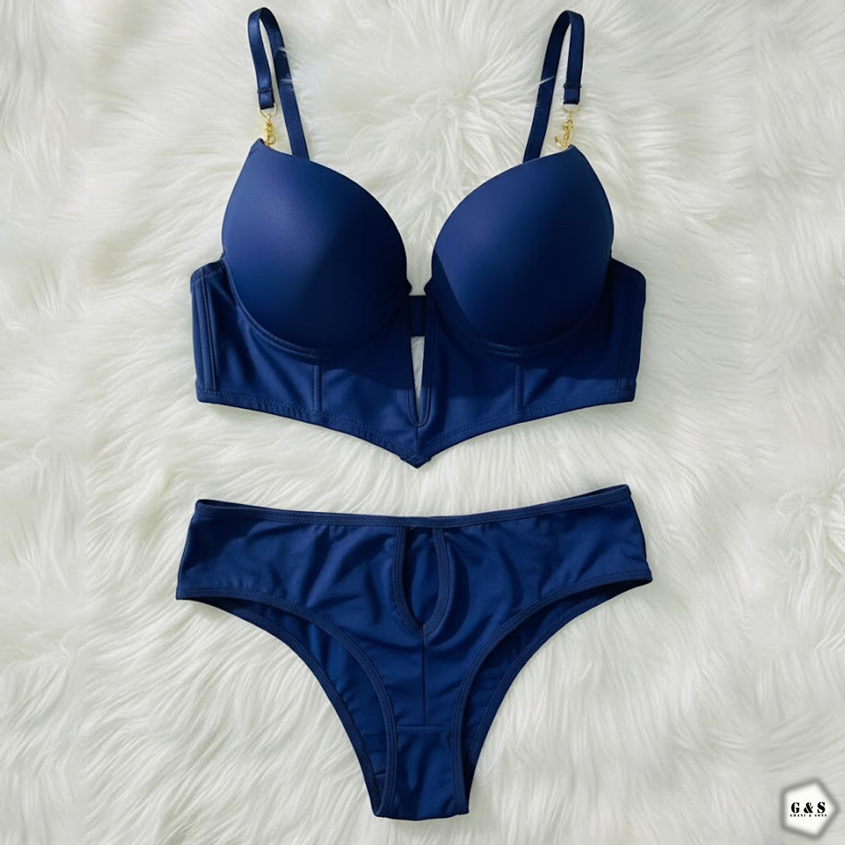 Pack Of 2 Single Padded Wired Pushup Bra & Panty Sets