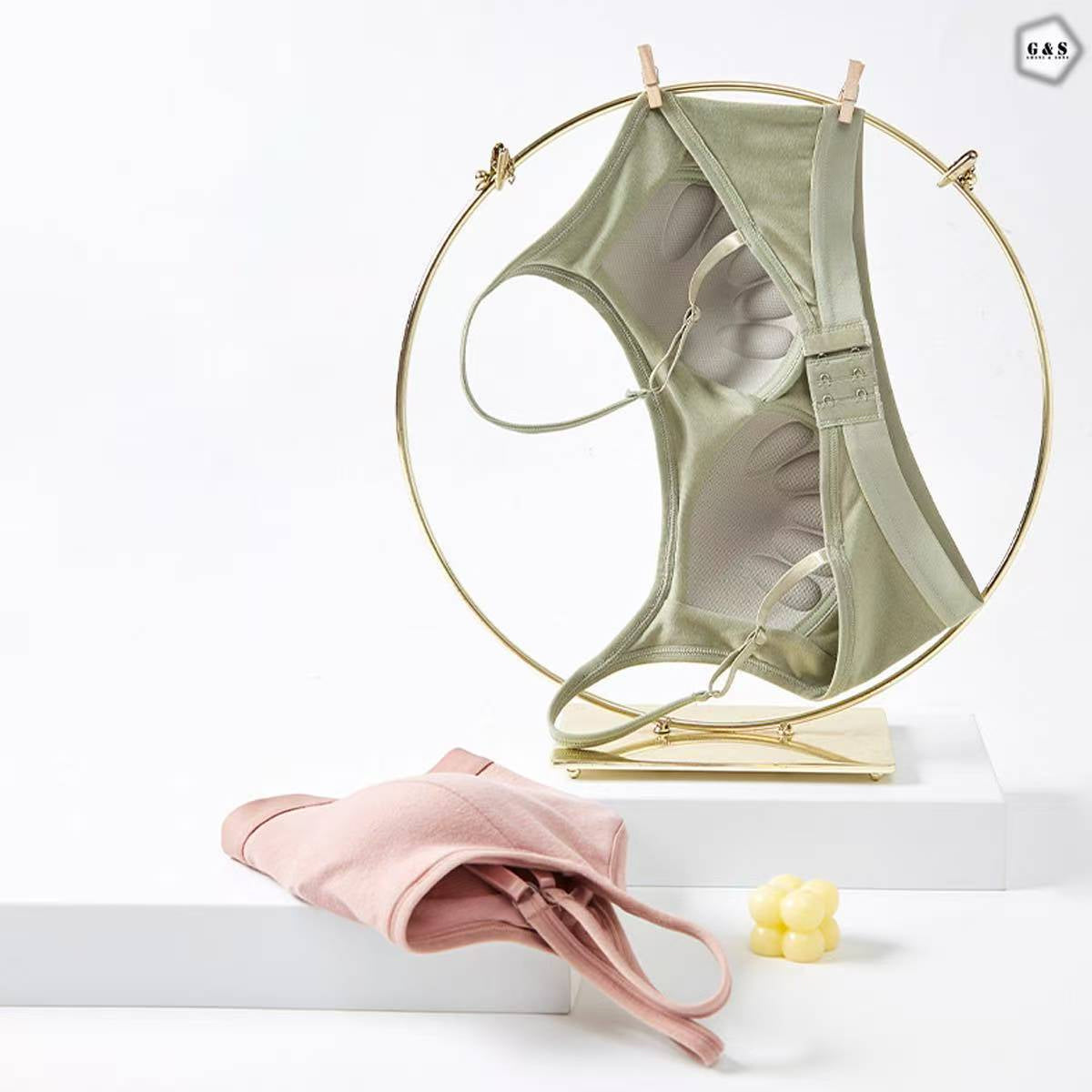 Pack Of 3 Cotton Pushup Bralette With Back Hooks