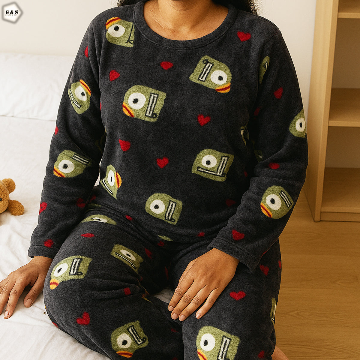 Ladies Imported Winter Flannel Suit