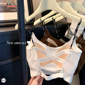 Pack Of 3 High Quality Back Cross Design Full Coverage T-Shirt Bralette