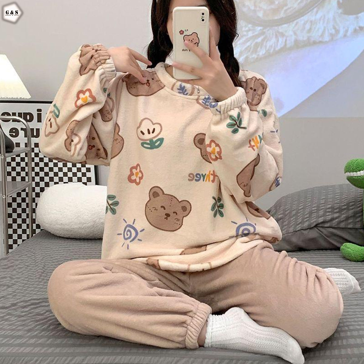 Ladies Imported Winter Flannel Suit